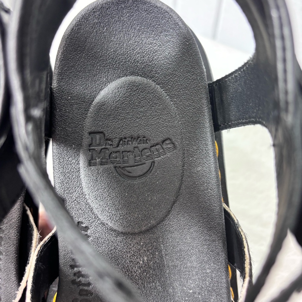 Dr. Martens Black and White Sandals - Picture 12 of 16